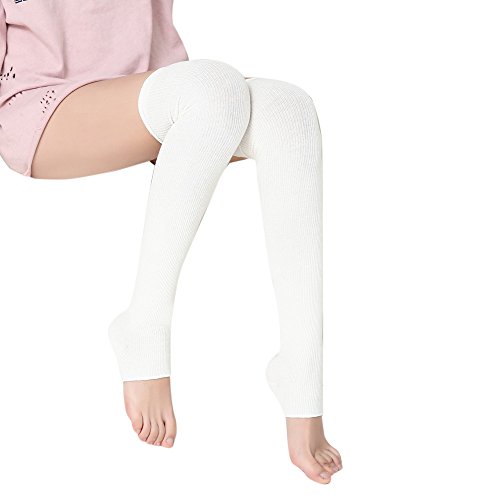 Knit Long Boot Socks Open Toe Compression Calf Socks For Women And Men, Firm Support Graduated Varicose Veins Hosiery By Fatchot