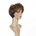 Produktbild Short Brown Cropped Mature Joy Wig | Short layers and fringe | Blonde multi tonal highlights by Hair by MissTresses