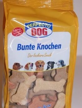 Preisvergleich Produktbild Perfecto Dog Bunte Knochen 400g