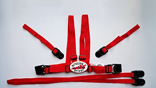 BabySecurity Harness & Reins - Red Racing Car