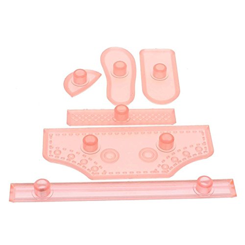 Aliciashouse 6PCS Kunststoff Sneaker Cutter Schuhe Fondant Schimmel Cookie Backform - 4