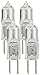 Produktbild Lunartec Stiftsockel G4: Halogen-Stiftsockellampe 12 Volt, G4, 16 Watt, 4er-Pack (Halogen Stifte G4 warmweiß)