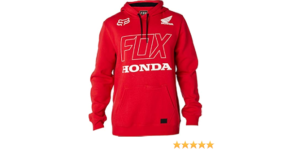 Felpa Con Cappuccio Fox Honda Dark Rosso (S , Rosso) : Amazon.it:  Abbigliamento