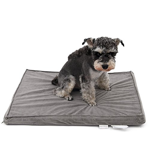 CL Removable Non-Slip Replacement DIY Dog Cushion Cover ( Color : Grey-S )