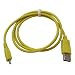 Produktbild Handycop® Micro USB Datenkabel Gelb für Samsung C3520 / C3530 / C3560 / C3750 / E2350B / E2600 / G7105 Galaxy Grand 2 SM /G810 / I5510 Galaxy551 / i5500 Galaxy 550