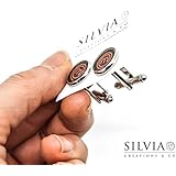 Gemelli da polso logo Masterchef con sfondo nero da 12 mm
