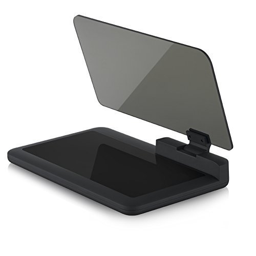 Safego Universal Car HUD Head Up Display Proiettore, Smartphone Cellulare Staffa, Supporto per Auto navigazione GPS