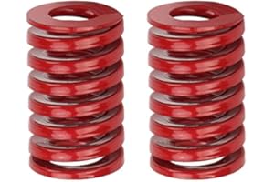 AYNEFY 2 Pezzi Molle di Supporto Molla di Carico Rosso, Molle di Supporto Montante Portellone Auto Molle di Compressione Bobina Ricambi Auto Diametro Esterno 25mm Diametro Interno 13mm