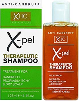 Xpel, Shampoo terapeutico per il trattamento del prurito del cuoio capelluto secco, forfora, psoriasi 125 ml.