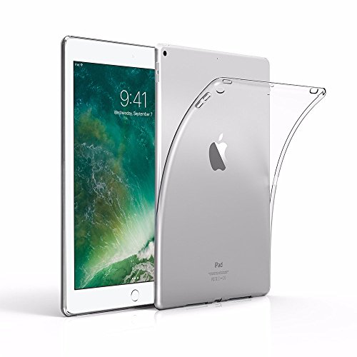 iPad 9.7 2017 Hülle Case, Elekin iPad 9.7 2017 Schutzhülle - [Anti-Kratzer] [Durchsichtige] für iPad 9.7 2017 Hülle Silikon