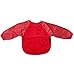 Mum2mum Long Sleeved Baby Kids Apron Smock Bib 6-18 Months (Red)