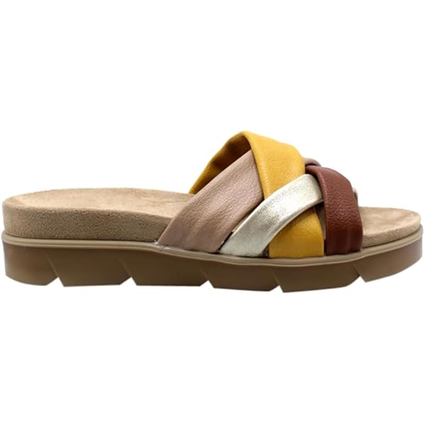 Sandali A Ciabatta IGI&CO D.Palmer Green - Pelle Vera, Donna - Foto 6