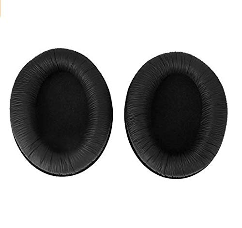Preisvergleich Produktbild Headset Ersatzleder Ohrpolster Ersatzohrpolster Pads für Sennheiser HD201 Kopfhörer Schwarz