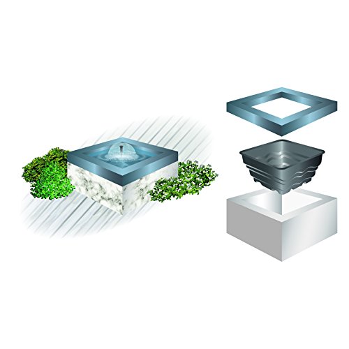 „Heissner B080-00 PE-Terrassen-Becken quadratisch 70 Liter, perfekt für Terrassen und Balkone - 6