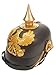 Produktbild Pickelhaube schwarz gold preußisches Militär Helm Preußen Polizei