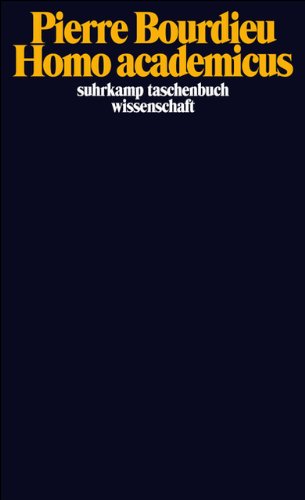 Homo academicus (suhrkamp taschenbuch wissenschaft)