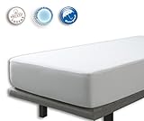 VELFONT – 2 in 1,Matratzenschoner und Spannbettlaken, wasserdicht und atmungsaktiv – verfügbar in verschiedenen Größen - 60x120cm