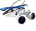 2.5 X 320mm Dental Surgical Binocular Loupes Glass Dentist loupe Blue