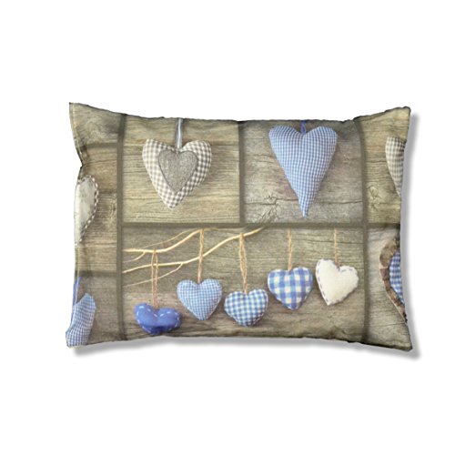 Preisvergleich Produktbild Herbalind 5611 Zirbenkissen Alpenherzen, blau