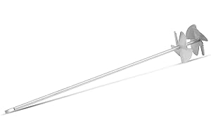 LYSON Hélice mélangeur à miel en acier inoxydable, 2 pales de mélange