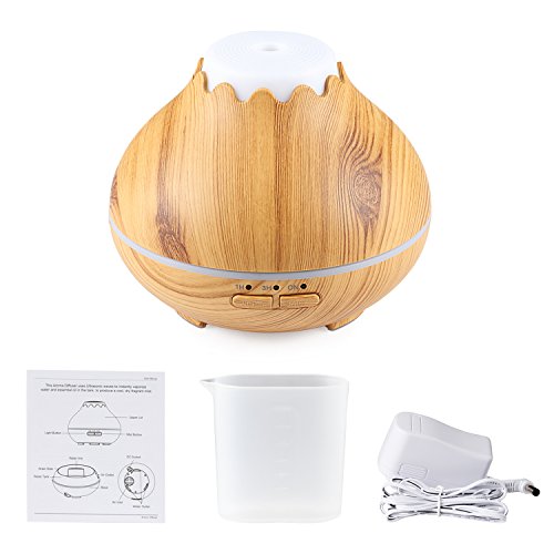 NexGadget Aroma Diffuser, Holzmaserung Luftbefeuchter 150ml Ultraschall Humidifier Duftzerstäuber Essential Oil Diffuser Purifier für Schlafzimmer,Yoga, Büro, Baby-Raum,SPA, Massage Salon - 7