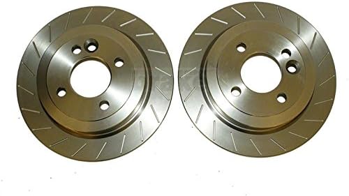 Mini Cooper 1.6 S Rear Brake Discs Performance Slotted 2001-2006