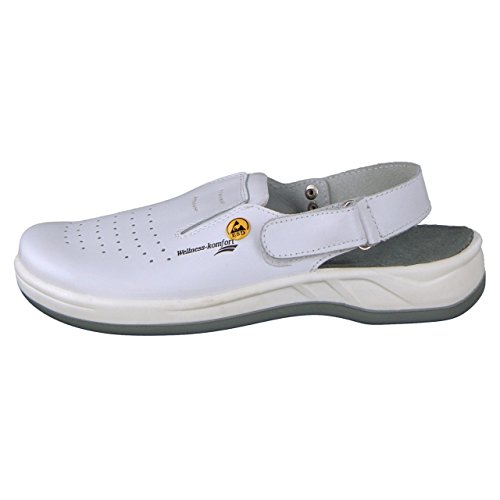 Wellness Komfort+ Damen Berufs-Clogs ESD weiss - 3