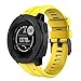 Produktbild Skryo Schnellverschluss Easy Fit Silikon Ersatzarmband für Garmin Instinct (Gelb)