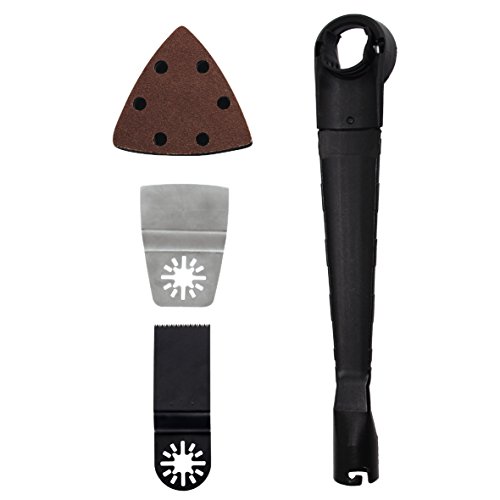 Einhell Multifunktionswerkzeug TC-MG 220 E (220 W, Dreieckschleifplatte, Schleifpapier, Staubabsaugung, Schaber, Tauchsägeblatt) - 2