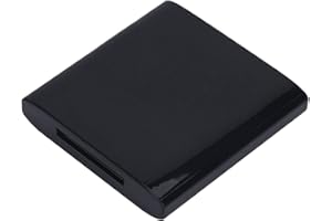 VIKYE Receptor Bluetooth inalámbrico de 30 pines, adaptador de receptor de audio musical - A2DP V1.2 (negro)