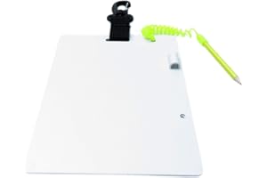 Harilla Écriture sous-Marine Écriture de plongée Plaque d'écriture Manuscrit Feuilles d'écriture étanches de la plongée de plongée Note de Cartes pour Les