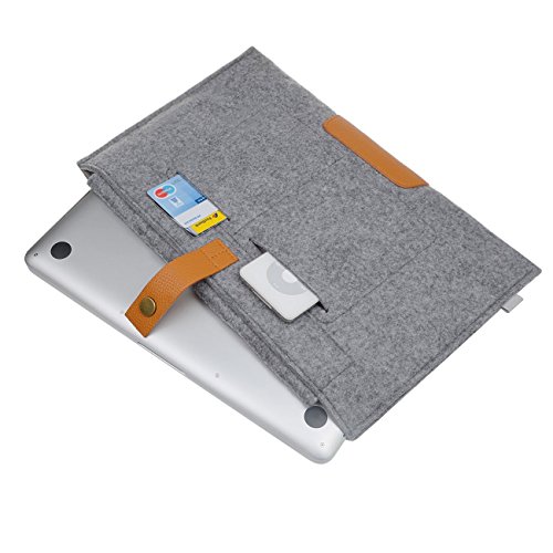 Inateck MP1502 H  lle f  r Apple Macbook Pro Retina 39 1 cm  15 4 Zoll  grau