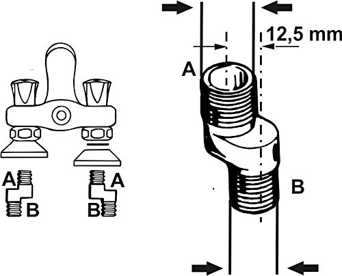 Cornat TEC321020 S-Anschluß Satz, 2 Stück - 2