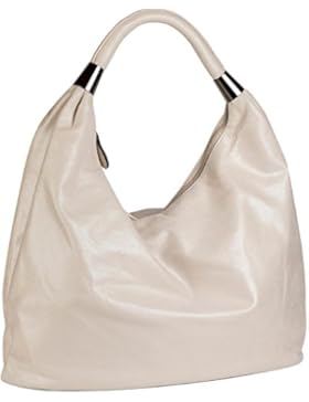 styleBREAKER Handtasche, Beuteltasche im Vintage Design, Hobo Bag, Schultertasche, Tragetasche, Damen 02012050