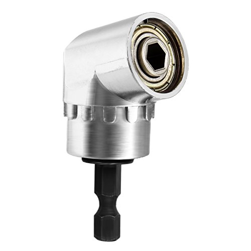 Qibaok 105 gradi angolo punta da trapano esagonale gambo 1/4 di pollice regolabile cacciavite Socket Holder Adattatore Strumenti Punta per cacciavite