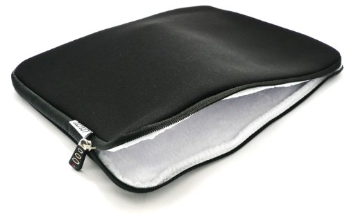 Tech21 Laptop Sleeve Schwarz Neopren weich Reißverschluss Fall / Abdeckung Geeignet Für Trekstor SurfBook W1 Full HD 14 Zoll Notebook ( 14-15 Zoll Laptop / Notebook ) - 3