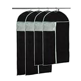 HOCHWERTIG PACK - Eine Packung mit 4 Waren, einschließlich 2 M Größe (60 * 100 cm) und 2 L Größe (60 * 120 cm). Es ist perfekt für alle Ihre Aufbewahrung- und Reiseanforderungen. Ideale Größe für Anzüge, Mäntel, Hemden, Hosen, Oberteile, Kleider, Brautkleider, Sportmäntel usw.