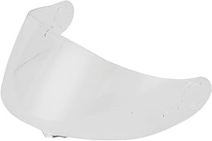 Mulcort Visière de Casque de Compatible avec Shoei GT-AIR GT-AIR2, Bouclier de Casque intégral, Anti-UV, Anti-buée et Anti-Rayures, lentille de Casque de Moto(Transparent)