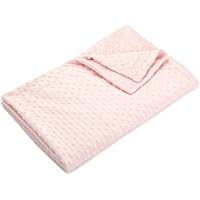 Mora Topitos Manta infantil, Microfibra, Rosa, 80 x 110 cm