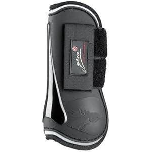 Gera 2024 C Dolphin-Classic Sprunggamasche, vorne, Große II/M, schwarz-weiß, paarweise