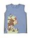 Bright Bots 2/3yrs Boy'sJungle Safari Summer Tank Top Vest - Blue