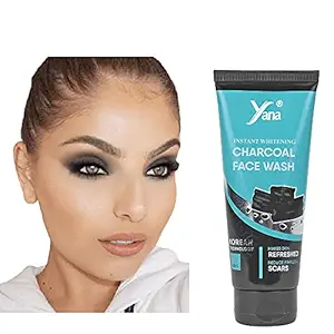 YANA INSTANT WHITENING CHARCOAL FACE WASH / FACE WASH FOR PIMPLES BOYS