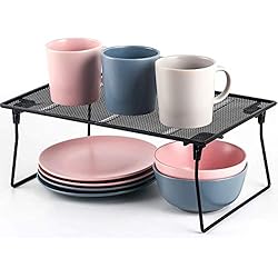 Organisateur de comptoir et d'étagère de cuisine, noir