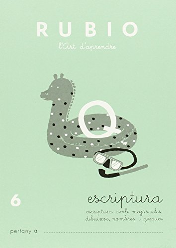 Rubio e - 6 cat - cuaderno escritura