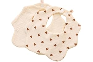 Apooke Bavoirs Pour BéBé Pour La Dentition Bavoir Respirant Bave Coton Burp Chiffons Forme De Fleur Bavoir à à 360 DegréS Nouveau-Né Serviette D'Alimentation Bavoir Bavoir Pour BéBé Fille