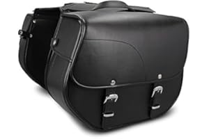 BS-MOTOPARTS Satteltasche für Hyosung Aquila GV 125 Kentucky Schwarz