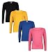 Sinimini plain full sleeve girls tshirt (pack of 4) RS.899.00