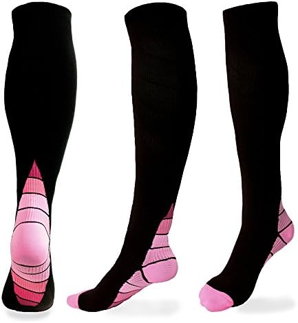 Calves Kelson (1/2pairs) Compression Socks for Men&Women (20-30 mmhg) Best Graduated Athletic Fit for Running, Nurses,Shin Splints,Flight Travel&Maternity Pregnancy-Boost Stamina.Circulation&Recovery