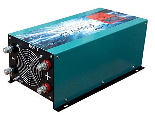 ATS 5000W Convertisseur pur sinus onduleur 12V à 220V onde sinusoïdale pure power inverter /UPS/Chargeur de batterie 80A