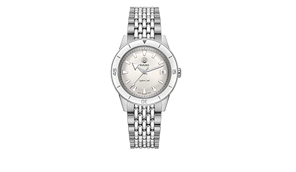 RADO Capitaine Cook Automatique 37 mm - R32500013 One Size blanc :  Amazon.fr: Montres